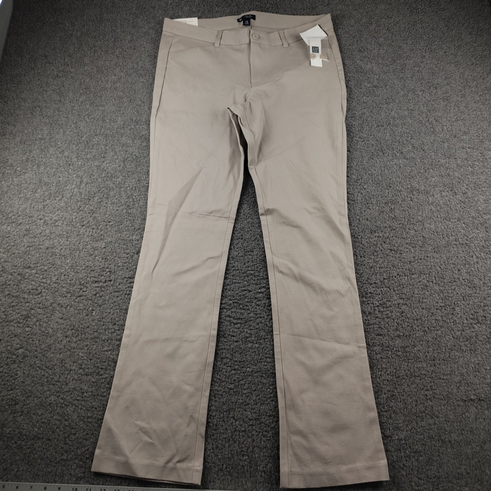 Gap Pants Womens 8R Slim City Boot Grey Stretch Office Career NWT